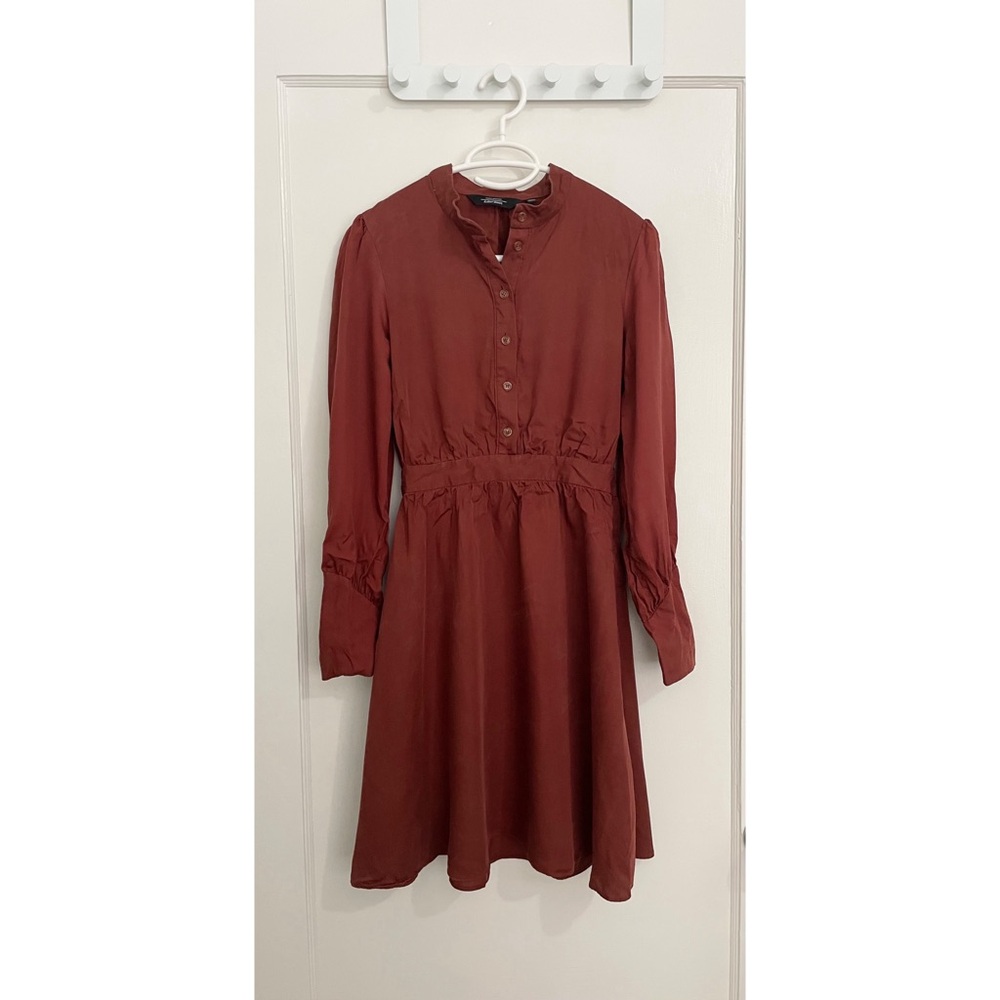 Elegant Rust Dress